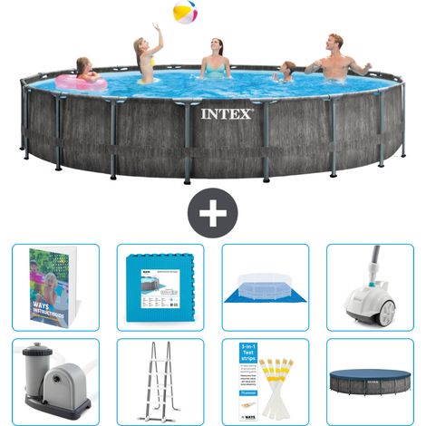 Intex Piscina Prism Frame Rotonda - 549x122 cm - 9-pezzi  S531