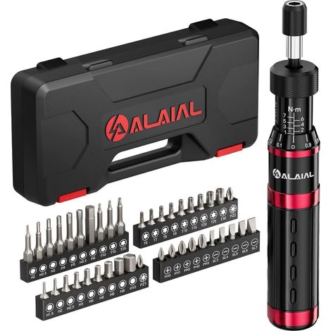 Clé dynamométrique 1-7 Nm 41 pièces pour outils et vélos (1/5)