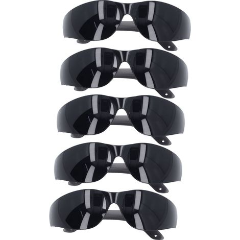 Ortviai Lunettes d'observation d'éclipse solaire – 5 pièces, protection UV certifiée CE et ISO, verres en ABS résistants