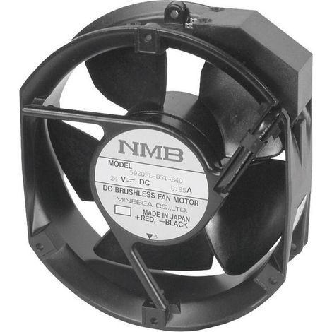 [GEBRAUCHT] B-Ware NMB Minebea Axiallüfter 5915PC-23T-B30 230V 300m³/h Lüfter schwarz 172x150x38mm (1/2)
