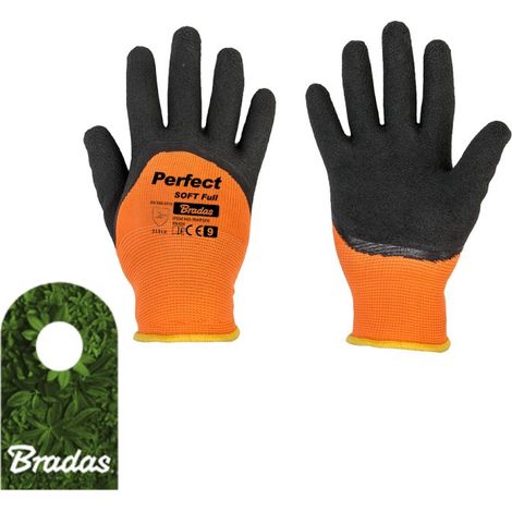 Gartenhandschuhe Schutzhandschuhe PERFECT SOFT FULL Arbeitshandschuhe Latex Größe 9 BRADAS 1732 (1/2)