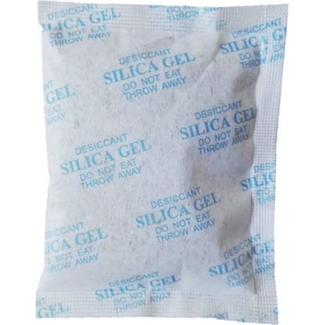 100pièces Sacs De Gel De Silice Absorbeurs Humidité Et Anti-corrosion Bleu Ciel Lot De Sachets Pour Protéger Vêtements Et Armoires (1/5)
