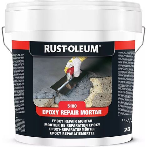 Mortier réparation époxy gris - RUST-OLEUM - 25 kg