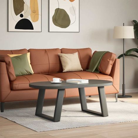 vidaXL Coffee Table Legs U-Shaped 2 pcs Anthracite 70x(42-43) cm Steel (1/5)