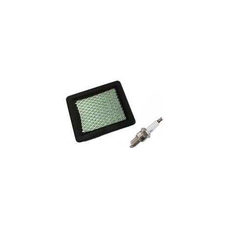 Luftfilter + Zündkerze für Rasenmäher GC135, GC160, GC190, GCV135, GCV160, GCV190, GX100, GXV57, GS160, GS190, GSV160, GSV190, F220, HRS216PDA, Ersetzt 17211-ZL8-000 (1/5)