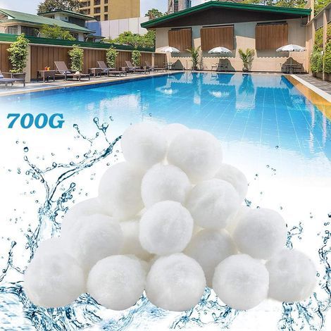 700 g Filterbälle ersetzen 25 kg Filtersand und eignen sich für Schwimmbecken, Filterpumpen und Aquariensandfilter. (700 g) (1/5)