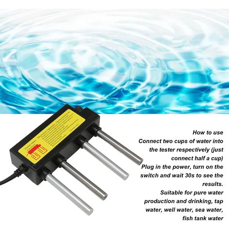 Électrolyseur de puits avec sécurité anti-fuite, prêt à l'installation, pour eau potable, 100‑240V adaptateur UE inclus (1/5)