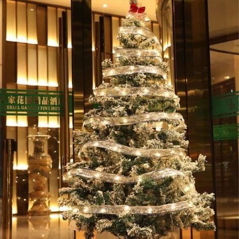 Lumières de ruban de Noël,LED Lumières de Noël,Mètres Guirlande Lumineuse Interieur,Noël decoration interieur, 10m, StyleB (1/4)