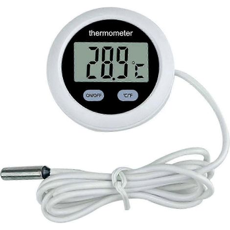 Thermomètres pour aquarium améliorés avec grand écran et surveillance étendue de la température de l'eau. (1/5)