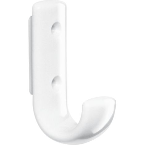 HEWI  Gancho  perchero  477.90.060  simple  48  mm  poliamida  blanco  puro  99  75  mm  -  477.90.060  99 (1/3)
