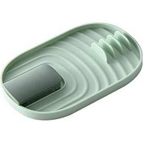 Support pliable - pour couvercles et ustensiles de cuisine - compatible plaque vitrocéramique et plan de travail - 1 pièce (1/5)