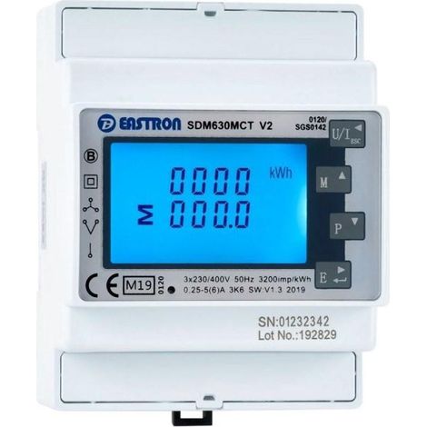 Contatore di energia Fluke SDM630-MCT compatto 94.5x72x65 mm