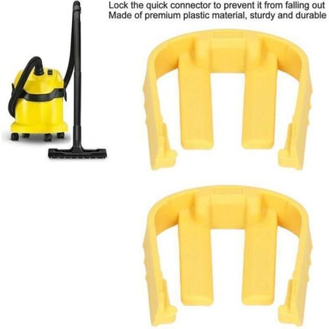 2pcs clips C – Nosheir – Pour Karcher K2 K3 K7 – Connexion rapide sécurisée – Jaune (1/3)