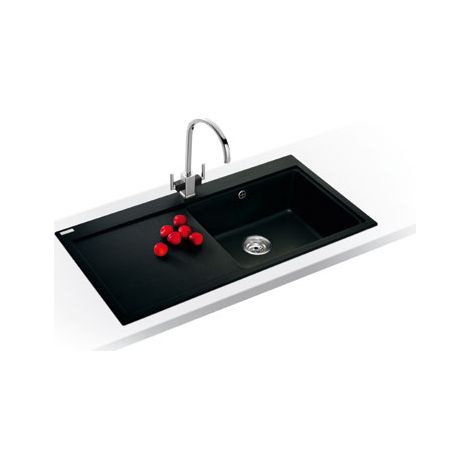 Evier Franke Mythos Fragranit+ MTG611 - Onyx - Egouttoir A droite