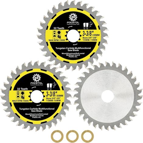 Kreissägeblatt Holz 32 Zähne Aluminium Kupfer 85mm 3 (1/5)