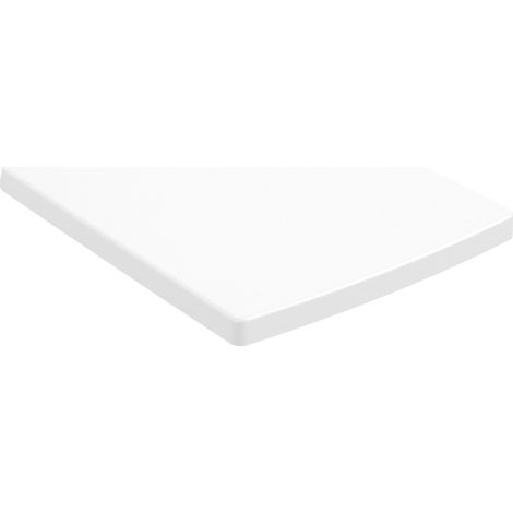 Siège WC VB Memento 2.0 378x452x43mm rectangulaire SoftClosing QR Pierre Blanc (1/5)