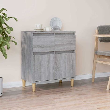 vidaXL Sideboard Grey Sonoma 60x35x70 cm Engineered Wood (1/5)