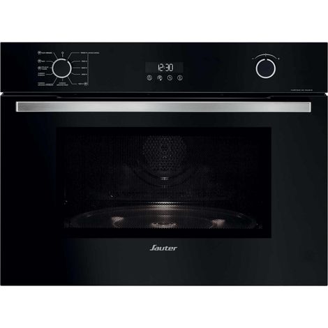 Sauter – Micro-ondes encastrable 40L 1000W – Dimensions 59.2 x 61.5 cm – Décongélation rapide – SKS6200LB (1/2)