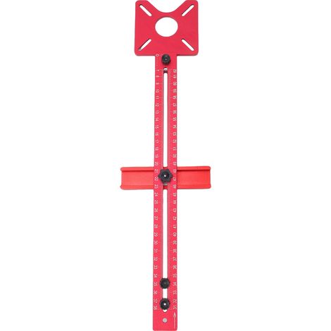 Support de rainurage pour défonceuse 400 mm, guide de défonceuse, outil auxiliaire pour la découpe de cercles, équerre en T réglable pour le travail du bois (1/5)