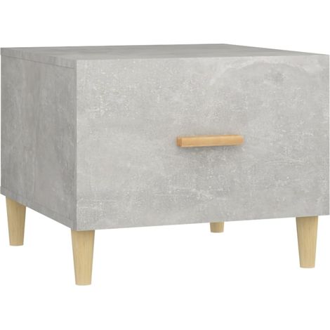 Table basse de salon, Table Café, Gris béton 50x50x40 cm Bois d'ingénierie OIB4037E (1/5)