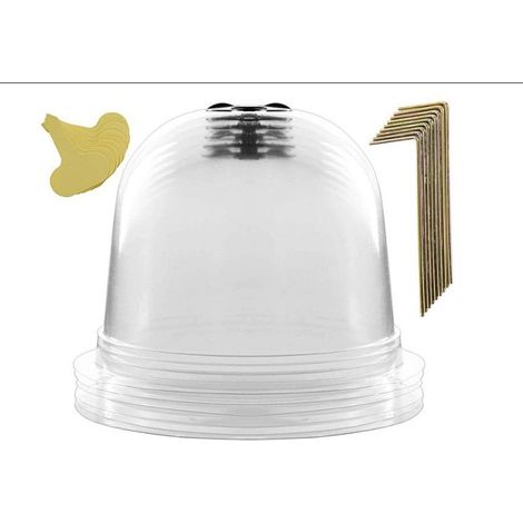 Cloche à salades x6 serre de protection pour plants (1/5)