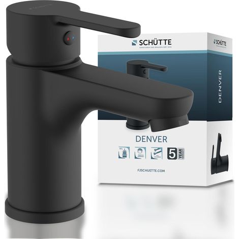 SCHÜTTE Wasserhahn Bad Einhebelmischer Badezimmer Badarmatur Waschtischarmatur Waschbecken Waschtischbatterie Modern 44106 (1/5)