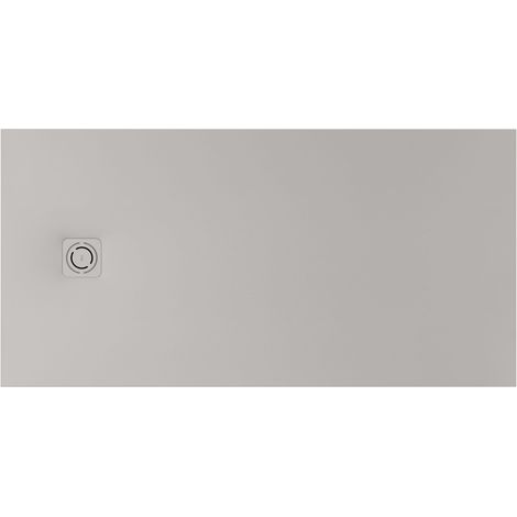 Receveur de douche extra plat en Stonex® Terran-N+Grille Twist - 1000x900mm - Perle (1/2)