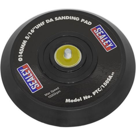 Sealey 145mm�DA Backing Pad for Stick-On Discs 5/16""UNF PTC/150SA