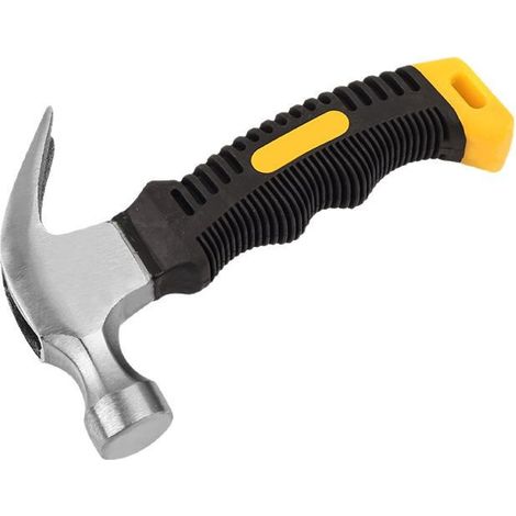 Lot de 3 mini marteaux à panne fendue avec poignée antidérapante, mini marteau portable pour le travail du bois fin et les projets de bricolage