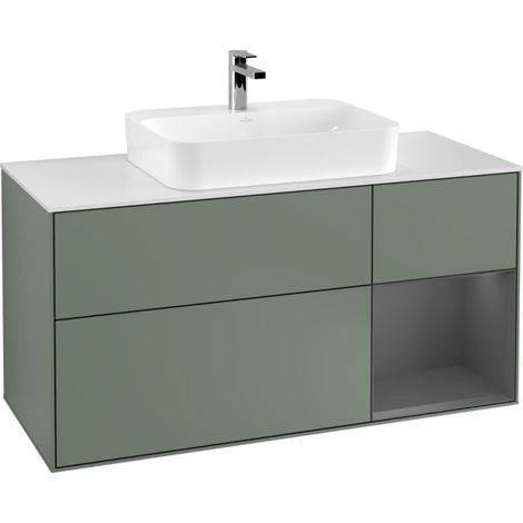 Villeroy & Boch F421GKGM Meuble sous-lavabo Finion F42 (1/2)