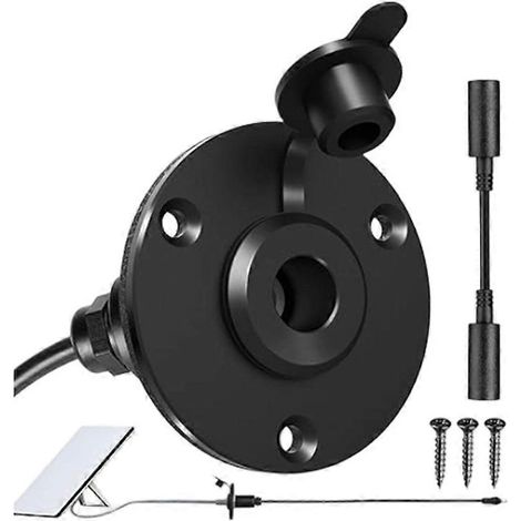 Kit de passage de câble mural en aluminium pour Starlink Mini, passage de câble étanche pour camping-car, prise d'alimentation femelle CC 5,5 x 2,1 mm (1/5)