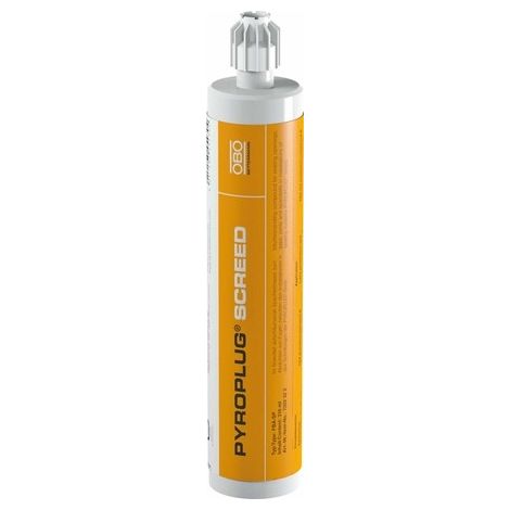 OBO Bettermann Masilla ignífuga en cartucho 310ml Material de construcción intumescente marrón, 7202322