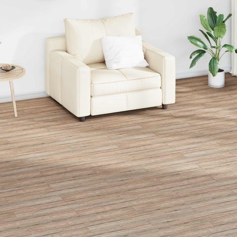 vidaXL Flooring Planks 36 pcs Oak Brown 5.02 m² PVC