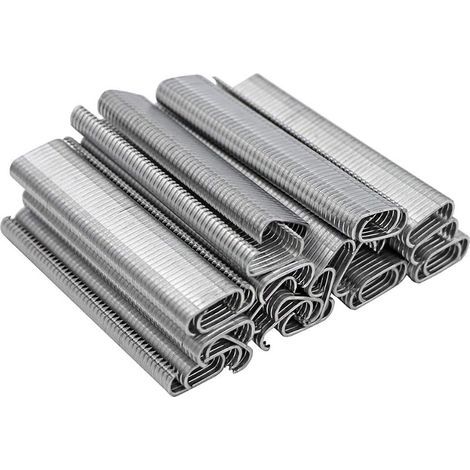 2500 pcs C-Type Pince à Ongles Anneau de Porc Outil d'Installation Automatique pour Clôture Poulet Lapin Cage d'Animal de Compagnie Sac d'Étanchéité Coussin de Voiture Outils de Réparation (1/4)