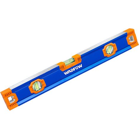 Industrie-Wasserwaage 60 cm, schweres Aluminium, Genauigkeit 0,5 mm/m, 3 Referenzlibellen