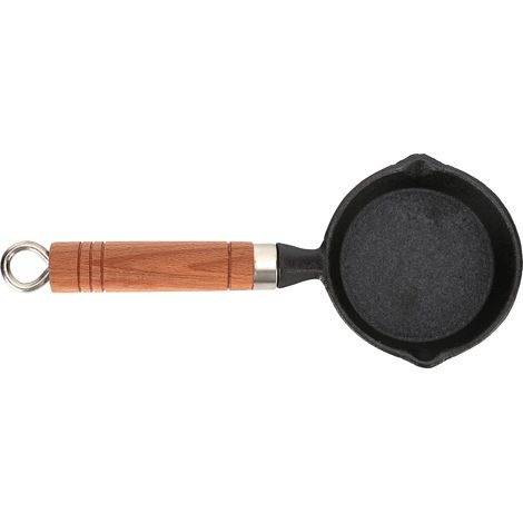 Eierpfanne mit Antihaftbeschichtung, hitzebeständigem Griff, aus rostfreiem Gusseisen, ideal für Spiegeleier und heißes Öl. (1/5)