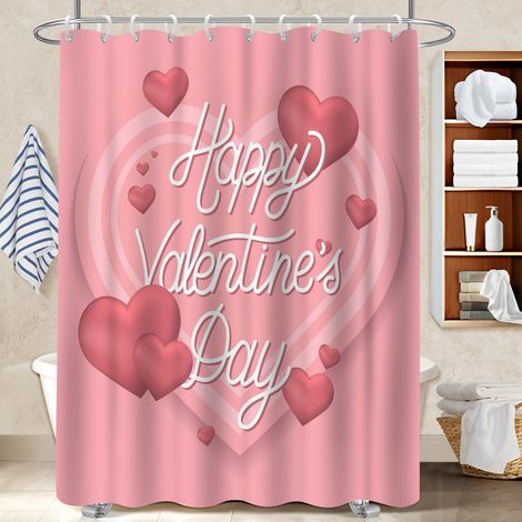 Rideau polyester pour douche 180x180 déco d‘intérieur cache baignoire pour ambiance spa à domicile (1/5)