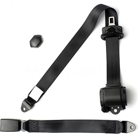 Ceinture de sécurité auto rétractable universelle à 3 points avec harnais de sécurité à réglage automatique (1/5)