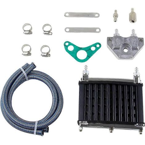 Refroidisseur d'huile moteur pour moto, quad, VTT, VTT, 50cc, 70cc, 90cc, 110cc, 125cc, 140cc, 150cc (kit) (1/5)