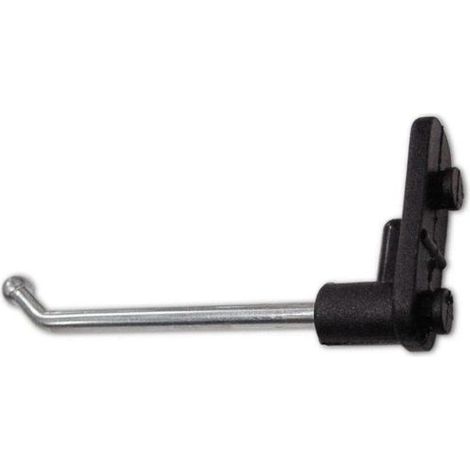 Gancio per Pannelli Forati Portautensili Acciaio-Nylon 10cm (art. B02/10) 100Pz