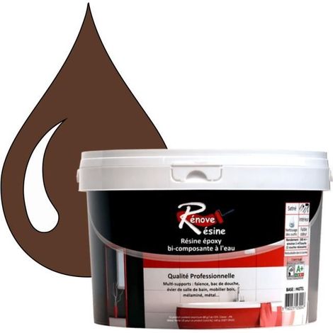 Peinture Résine - RAL 8011 - Brun noisette - 0,5L - Brillant - Multi-supports (1/4)
