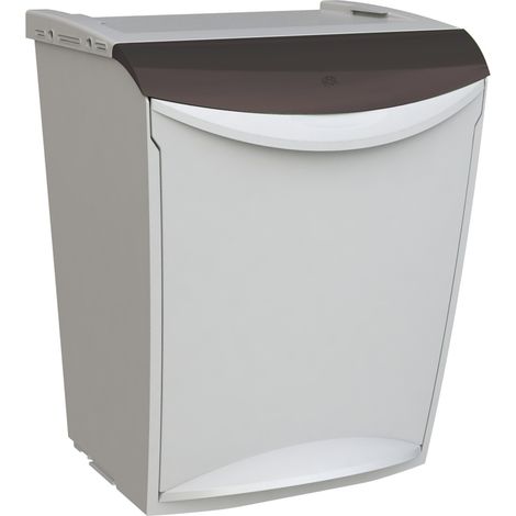 Ecosystem sistema modular de reciclaje 25 litroGris (1/5)