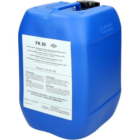 Liquide caloporteur FK 30 10L  peut être mélangé avec Tyfocor® L