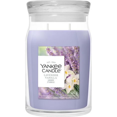 Candela Giara Grande Lavender Vanilla 567g Viola Yankee Candle