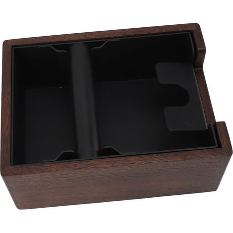 Station de tassage pour café avec bac à marc amovible et barre de tassage, base antidérapante, accessoires intégrés pour machine à café (1/5)