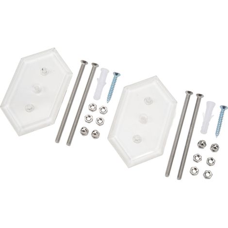 kits de fixation murale pour skateboard, support pour planche de skate, rangement et présentation, transparents (1/5)