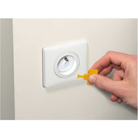 SAFETY 1st Lot de 12 cache-prises avec clés (1/2)