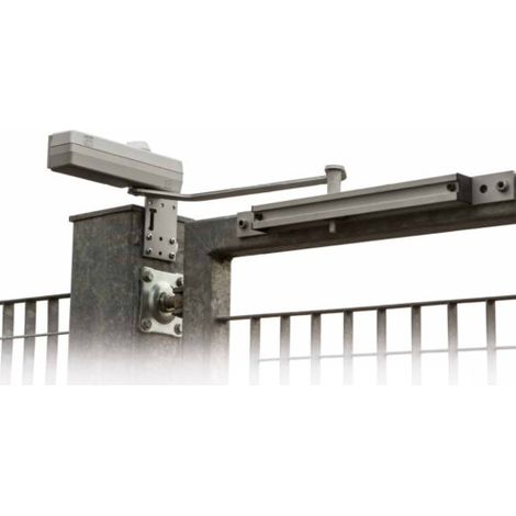 Assa Abloy – Ferme-portillon 650C bras à glissière force 2 – Vitesse de fermeture réglable – Résistant aux intempéries – Installation sans soudure