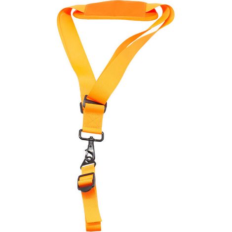 Verstellbarer Rasenmähergurt, Schultergurt aus Nylon für Rasenmäher, Schultergurt für Kettensäge und Rasenmäher (orange)