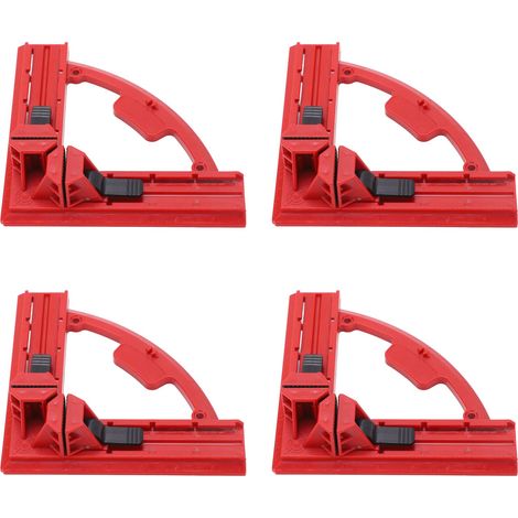 Serre-Joint D'angle 90 Degrés - Plastique Ingénierie Haute Résistance - Réglable Pour Menuiserie Et Bricolage - Lot De 4 Pièces (1/5)